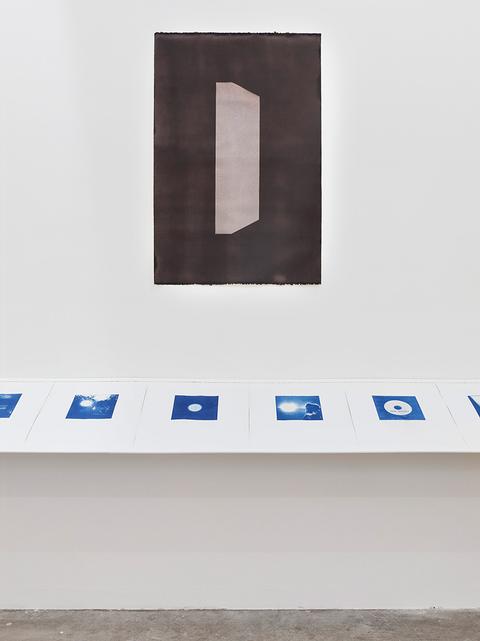 Box I (Van Dyke photogram), 2018,  exhibition view
<br>© David Gagnebin-de Bons